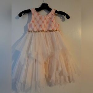 American Princess Embroidered Tulle Party Dress
